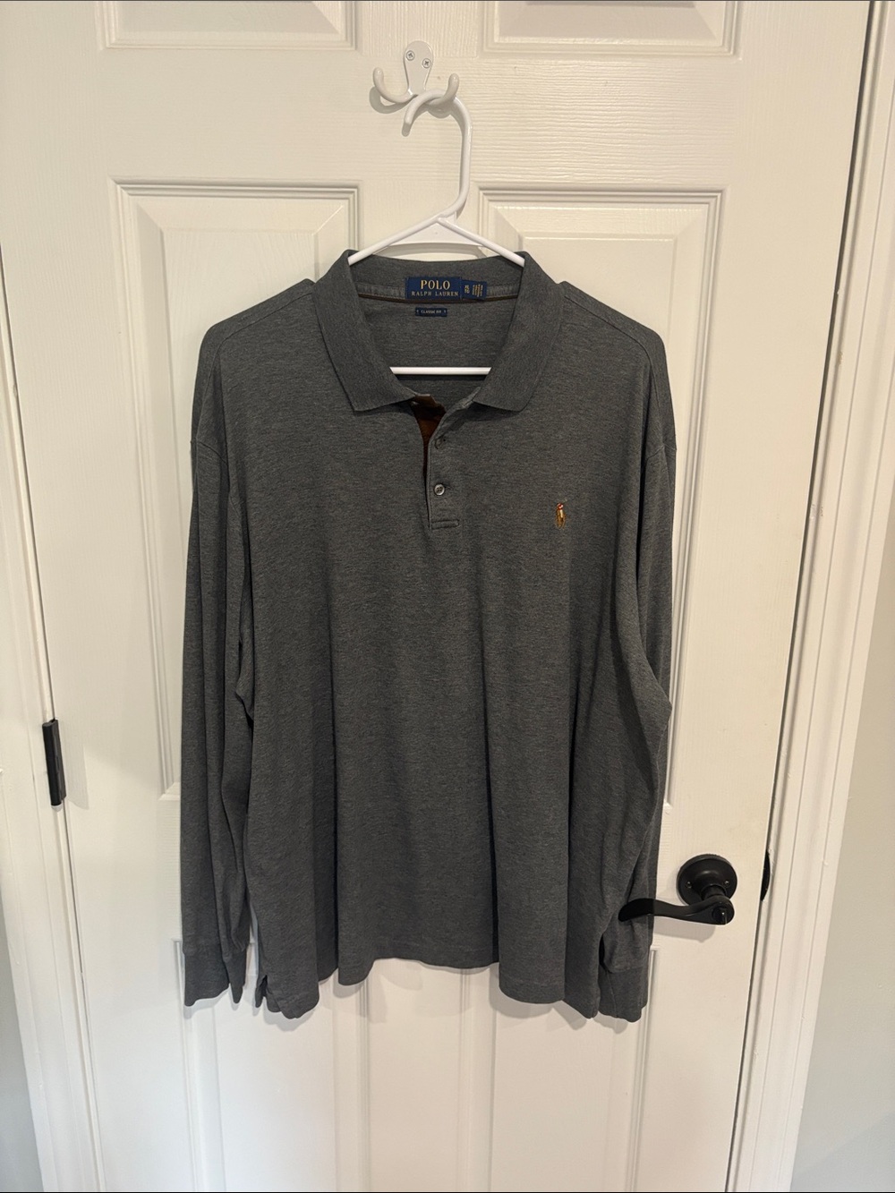 Polo Ralph Lauren Long-Sleeve Polo Dark Gray
